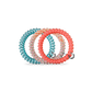 Spiral Hair Coils | Small | Coral Craze Hair Ties
