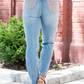 Cheetah Camo HiWaist Slim Jeans -