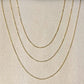 1.45 Cable Chain 18K GF -