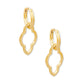 Abbie Huggie Earrings Gold