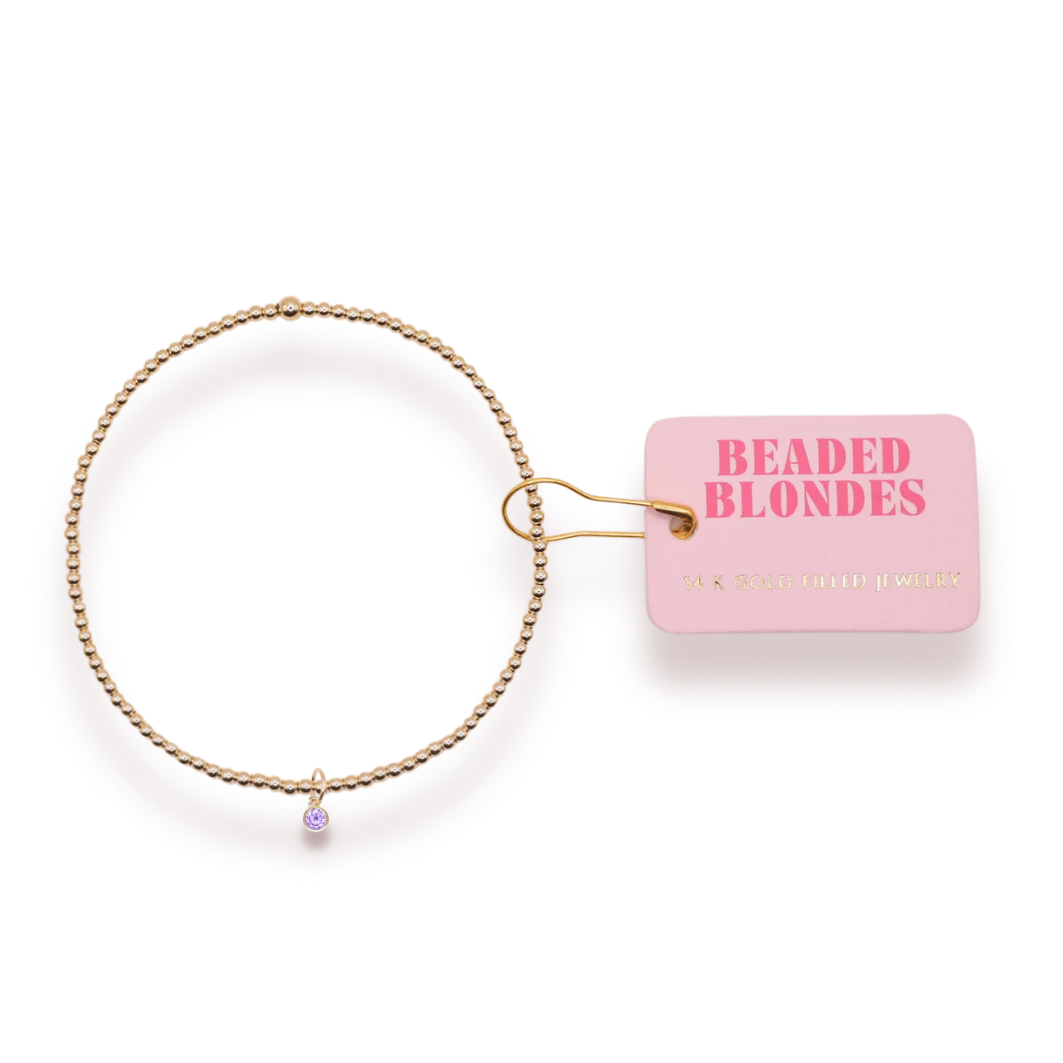 Birthstone Dangle Bracelet BB