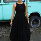 Sabrina Black Maxi Dress