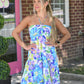 Hallie Floral Halter Dress