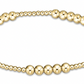Classic Gold Blissful 4mm Bead Bracelet