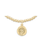 Classic Gold 3mm Bracelet - Protection Gold Disc