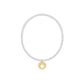 Classic Mixed Metal 2mm Bracelet - Star Small Gold
