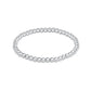 Classic Sterling 4mm Bead Bracelet