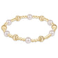 Dignity Sincerity Gold 6mm Bracelet - Pearl