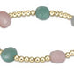 ADMIRE GOLD 3MM BEAD BRACELET - HOT MESS