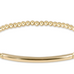 EXTENDS Classic Gold 3mm Bliss Bar Smooth