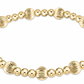 Extends Dignity Sincerity Gold 6mm Bracelet