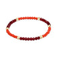 Gameday Flirty Presence Bracelet - Bright Orange and Maroon