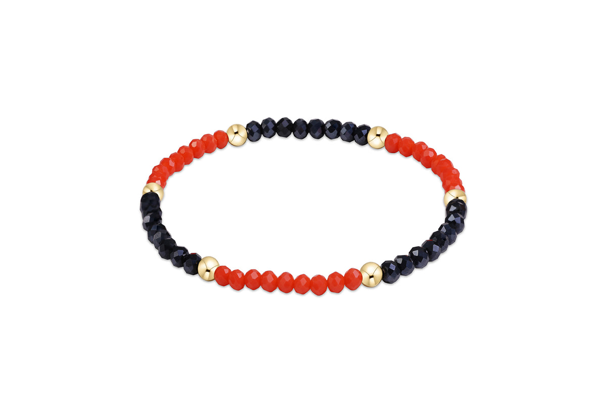 Gameday Flirty Presence Bracelet - Bright Orange and Navy
