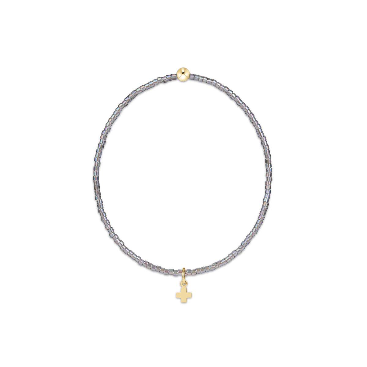 Hope Classic Morning Mist Bracelet - Signature Cross Small Gold Charm
