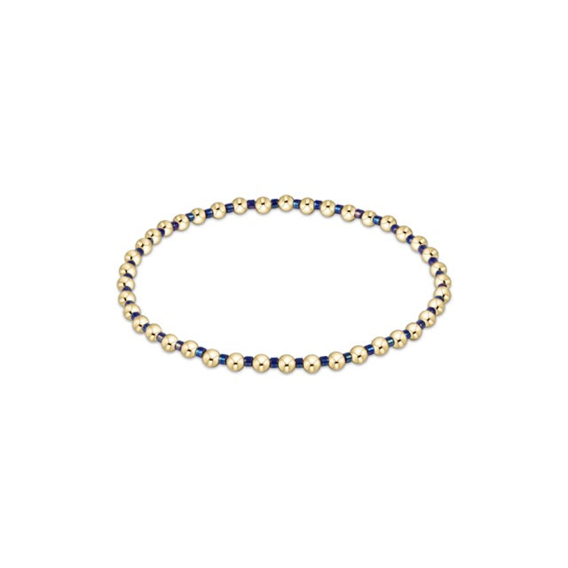 Hope Grateful Bracelet -
Blue Metallic