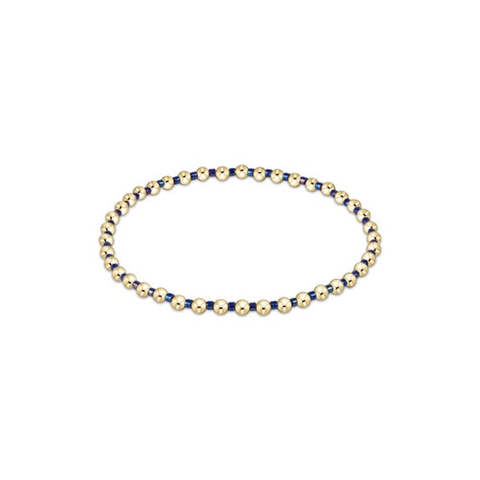 Hope Grateful Bracelet -
Blue Metallic