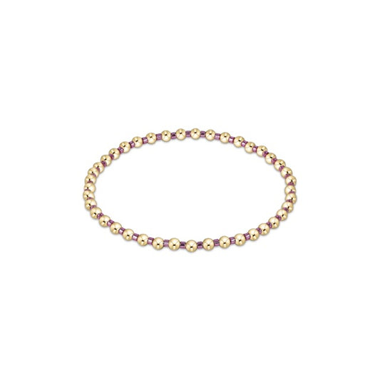 Hope Grateful Bracelet - Pink Metallic