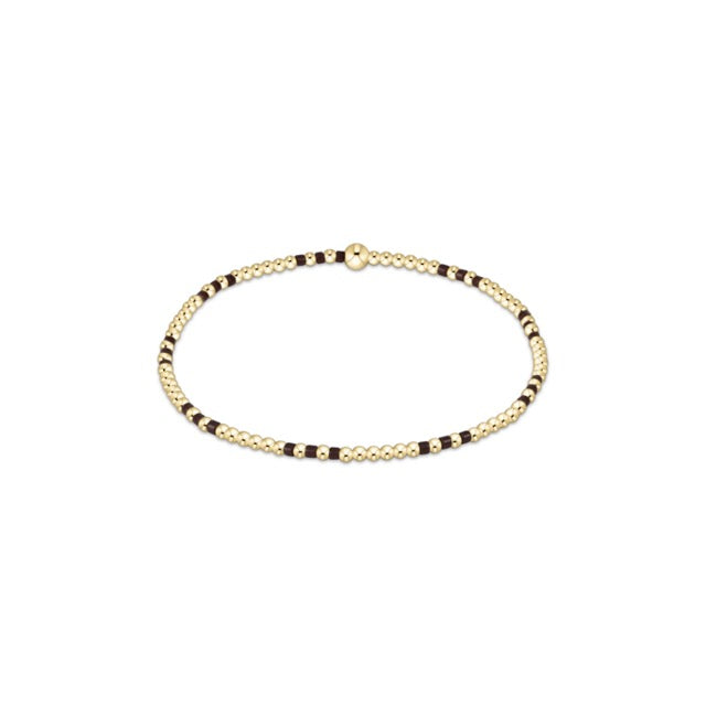 Hope Joy Pattern 2mm
Bead Bracelet - Chocolate