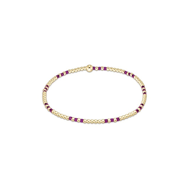 Hope Joy Pattern 2mm
Bead Bracelet - Fuchsia