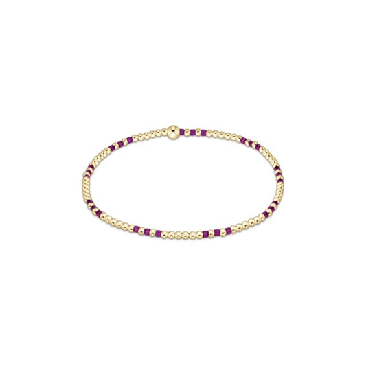 Hope Joy Pattern 2mm
Bead Bracelet - Fuchsia