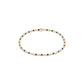 Hope Sincerity Pattern 2mmBead Bracelet - Blue Metallic