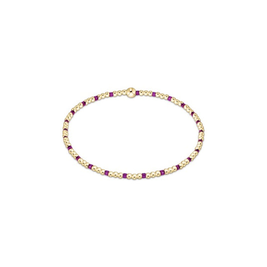 Hope Sincerity Pattern 2mm
Bead Bracelet - Fuchsia