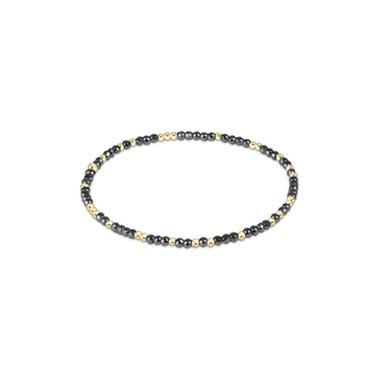Hope Unwritten Silver Faceted Hematite 2mm Bead