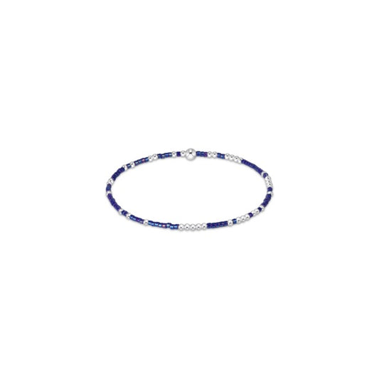 Hope Unwritten Sterling Bracelet - Blue Metallic