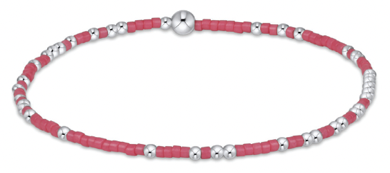 HOPE UNWRITTEN STERLING BRACELET - BRIGHT PINK