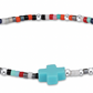 HOPE UNWRITTEN STERLING SIGNATURE CROSS BRACELET - HOT MESS