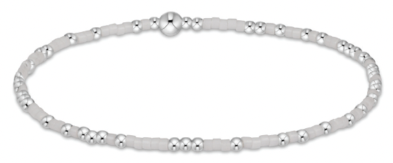 HOPE UNWRITTEN STERLING BRACELET - WHITE