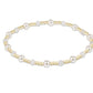 PEARL SINCERITY PATTERN 4MM BEAD BRACELET - MOONSTONE