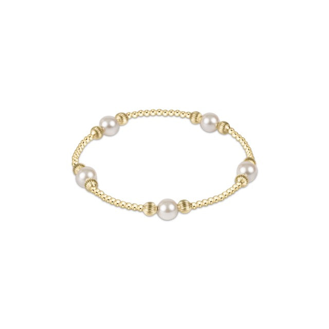 Purpose Pearl 6mm Bead Bracelet - Dignity