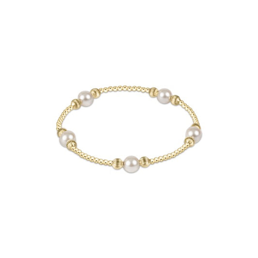 Purpose Pearl 6mm Bead Bracelet - Dignity