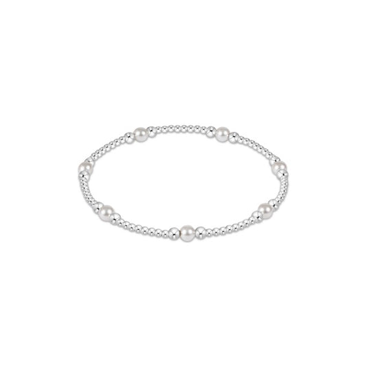 Purpose Pearl 4mm Bead Bracelet - Sterling