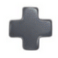 Signature Cross Gold 2mm Charcoal