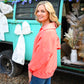 Charm Coral Polo Crew -