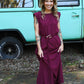 Cherrie Belted Maxi Dress