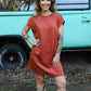 Orange Fiona Dress