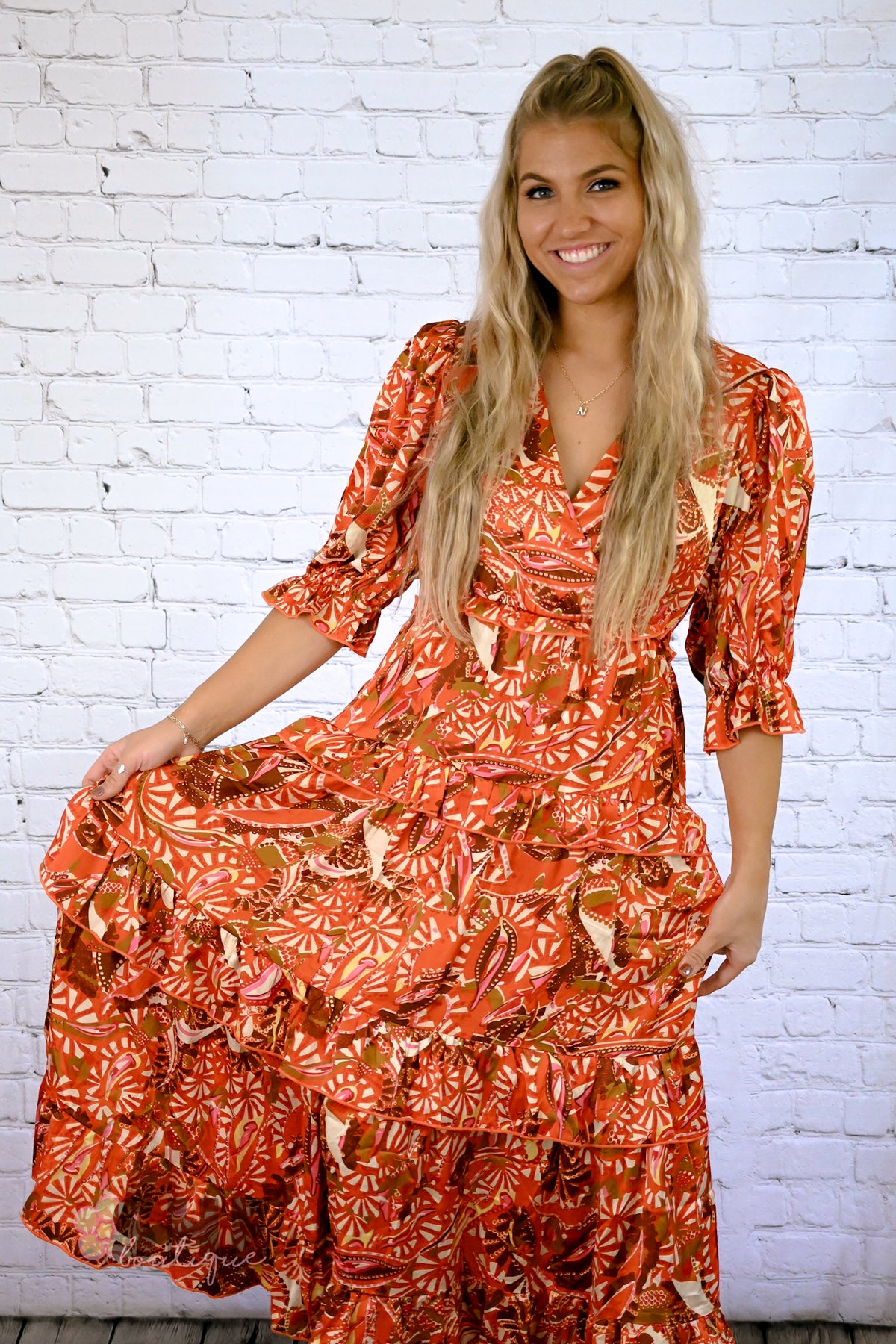 Autumn Blessings Maxi Dress -