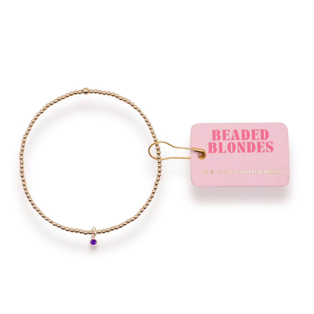 Birthstone Dangle Bracelet BB