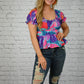 Stay Kind Peplum Top -