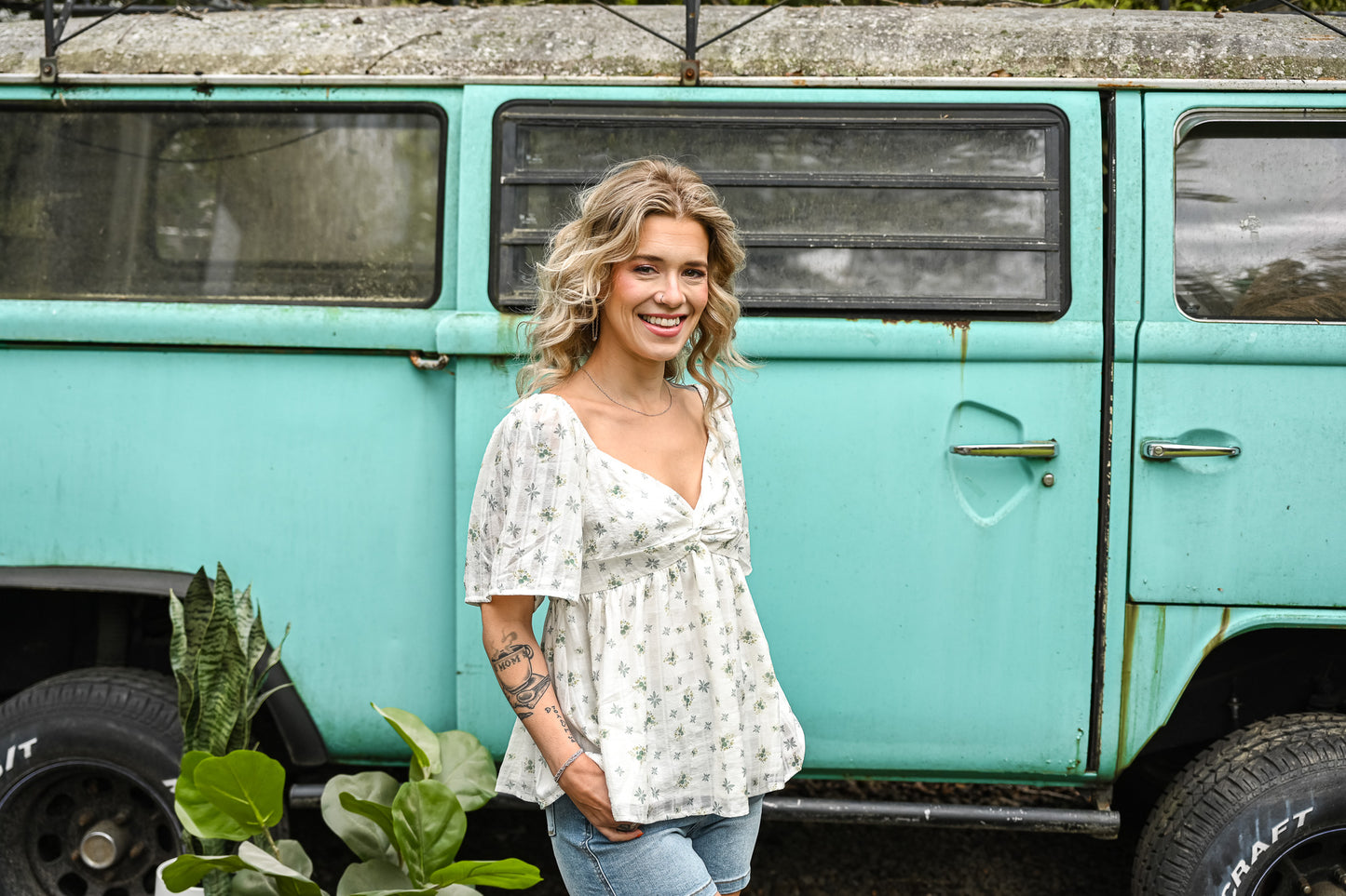 Garden Essence Floral Top