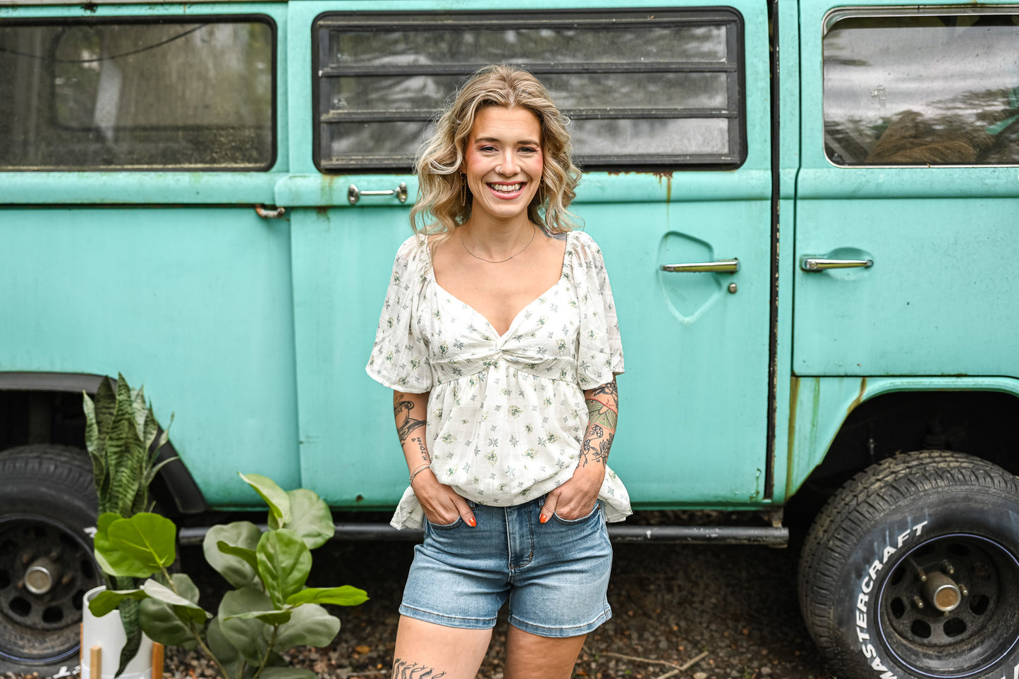 Garden Essence Floral Top