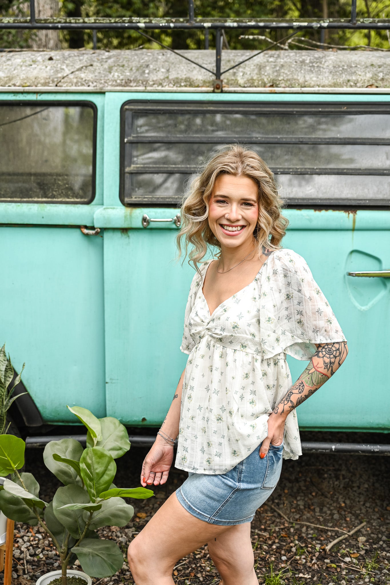 Garden Essence Floral Top