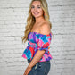 Stay Kind Peplum Top -