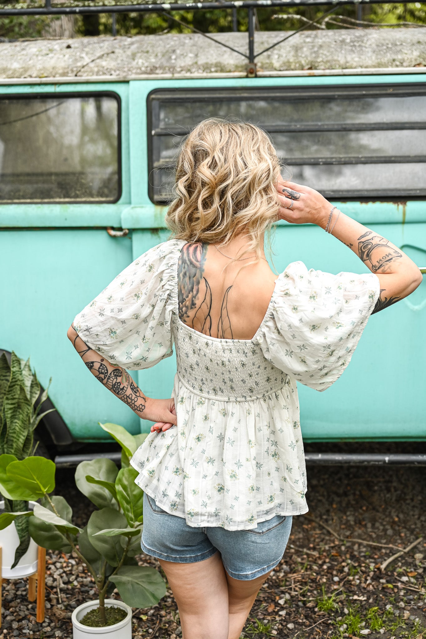 Garden Essence Floral Top