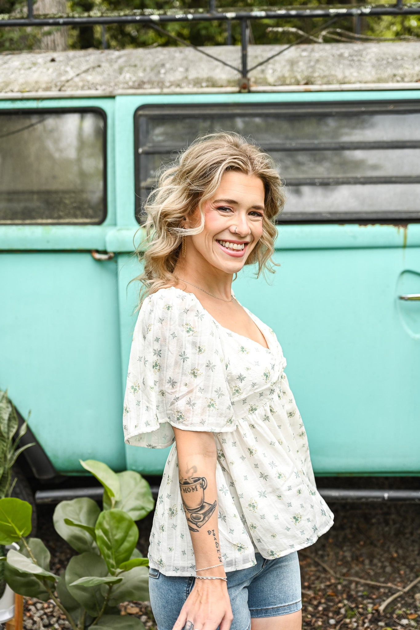 Garden Essence Floral Top
