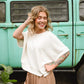 Cream Via Short Sleeve Top
