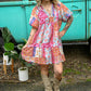 Roxanne Multi Print Dress